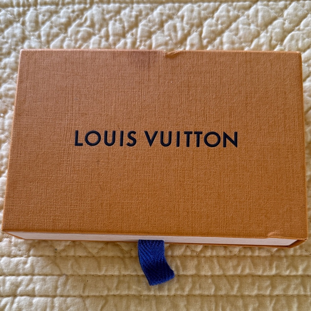 Louis Vuitton Tan Box with Blue Tab